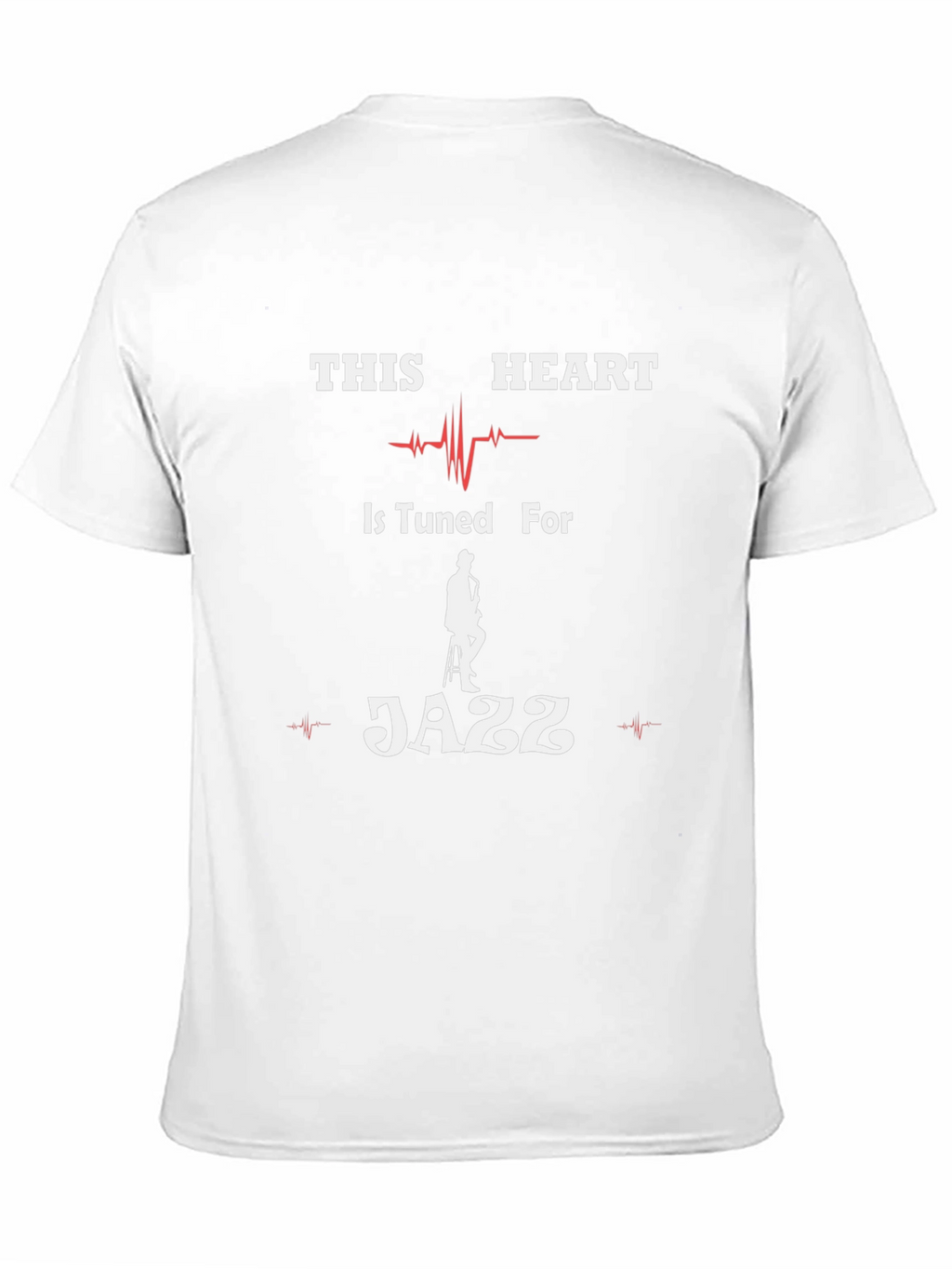 Jazz Heartbeat T-Shirt - Music Lover Tee