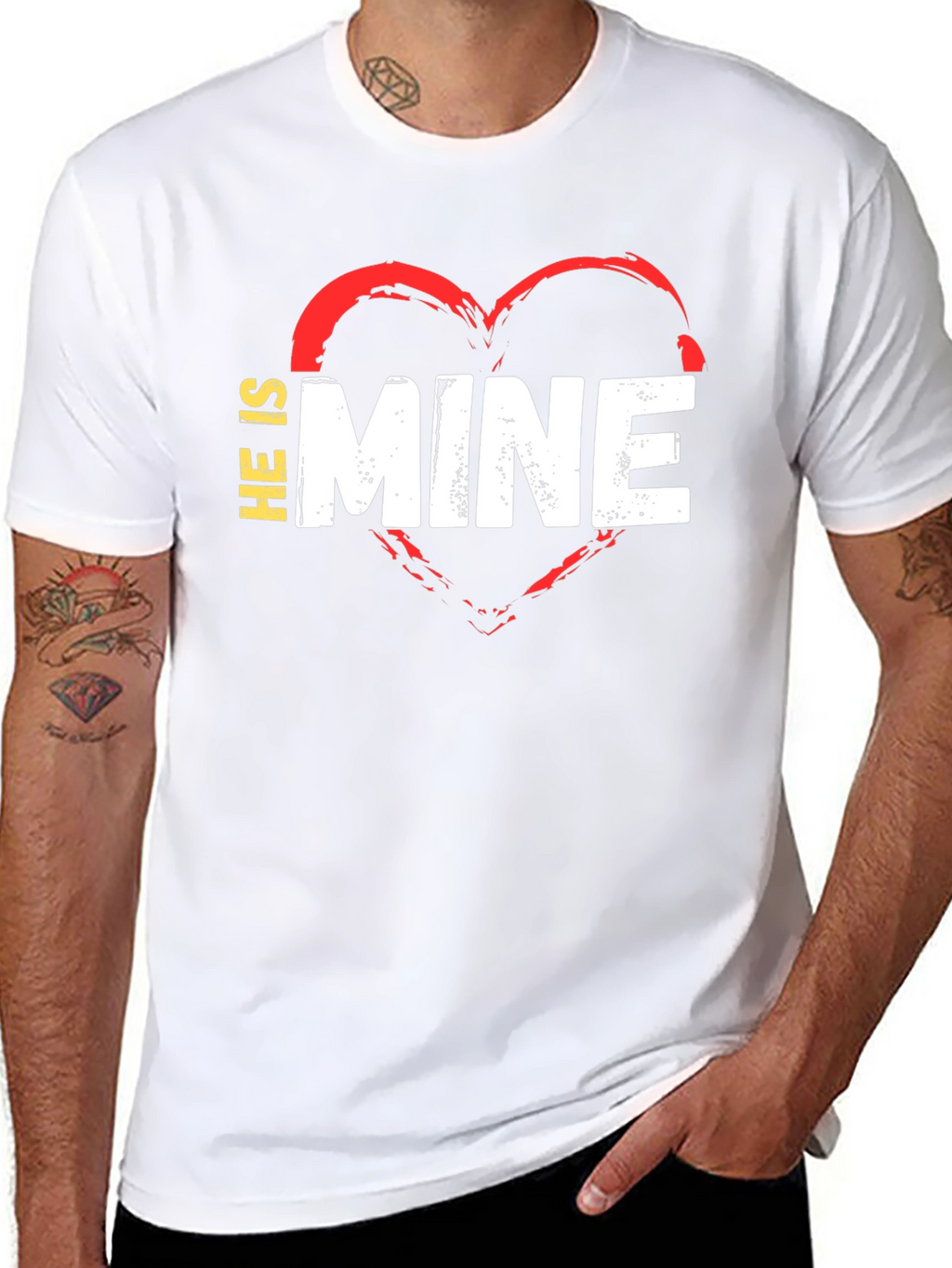 He is Mine T-Shirt - Valentines Day Love Tee