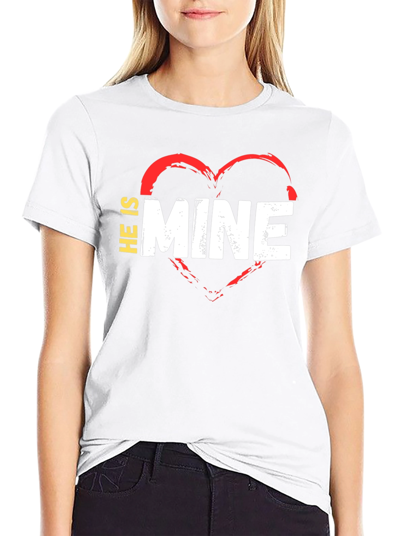 He is Mine T-Shirt - Valentines Day Love Tee