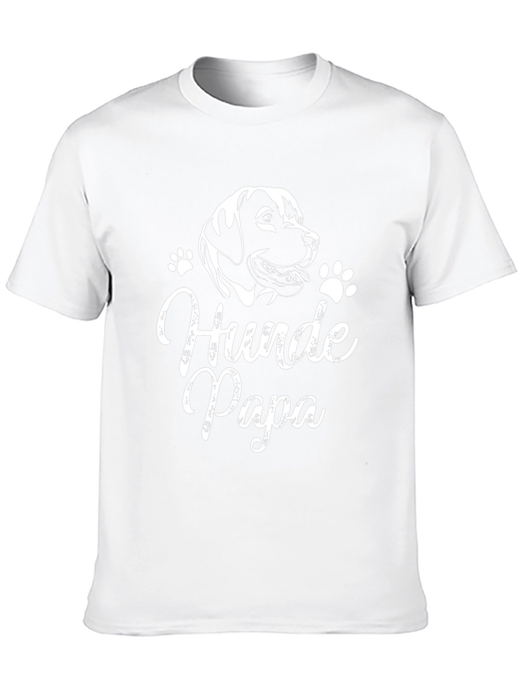 Hunde Papa Dog Lover Black T-Shirt