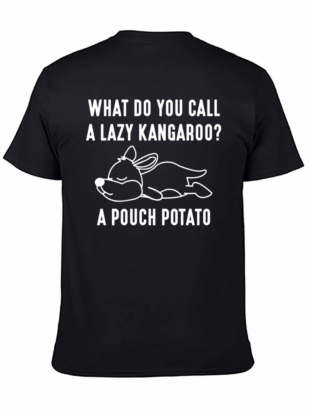 Lazy Kangaroo Pouch Potato Graphic Tee