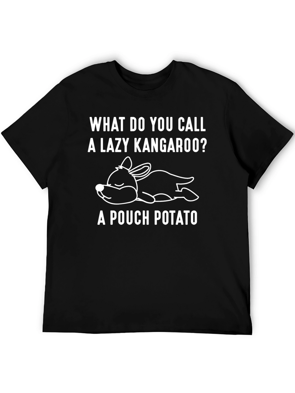 Lazy Kangaroo Pouch Potato Graphic Tee