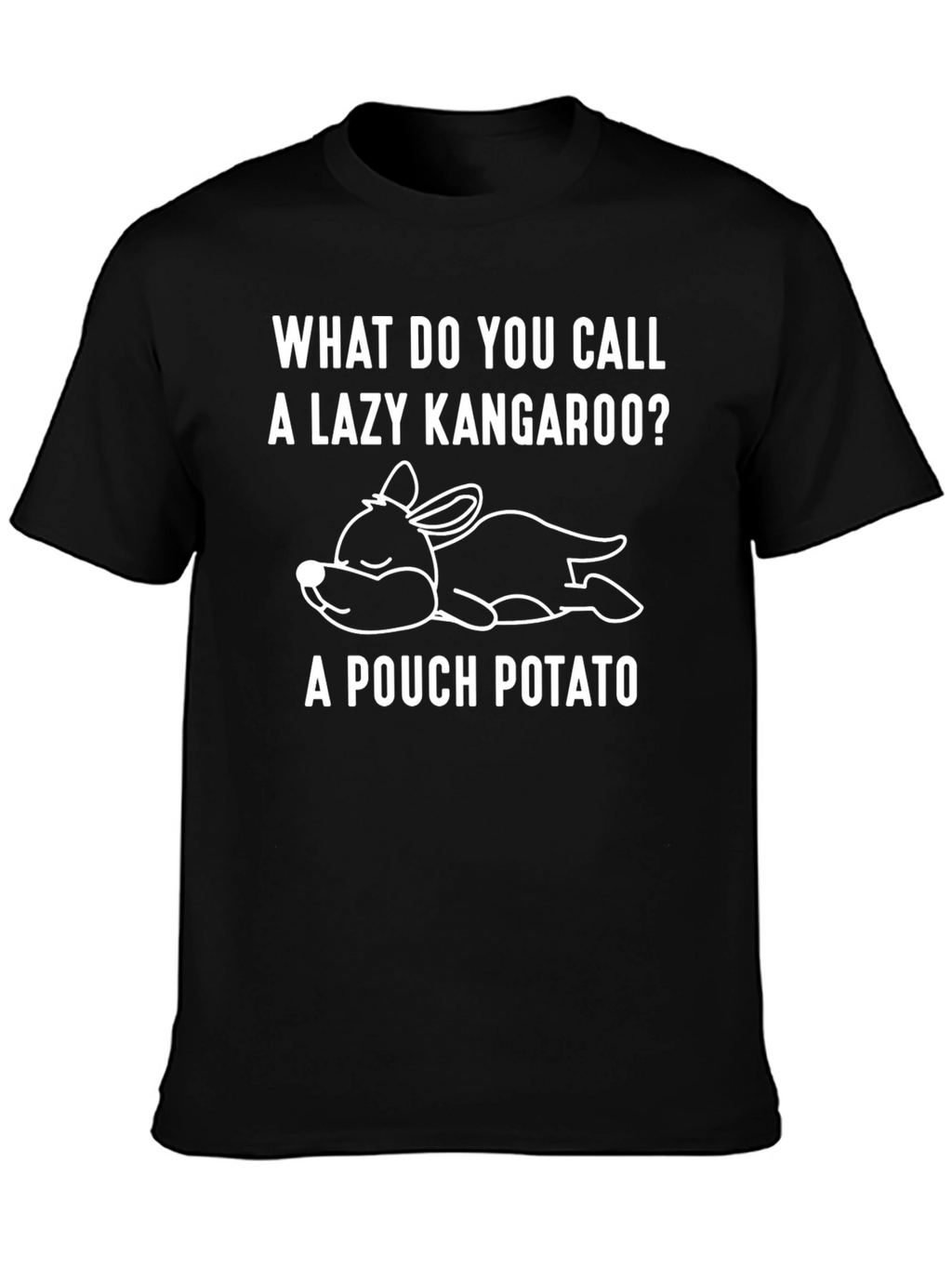 Lazy Kangaroo Pouch Potato Graphic Tee