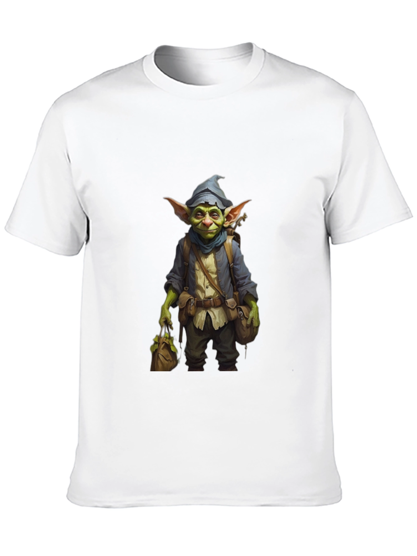 Goblin Adventurer Graphic Tee - Black Unisex T-Shirt
