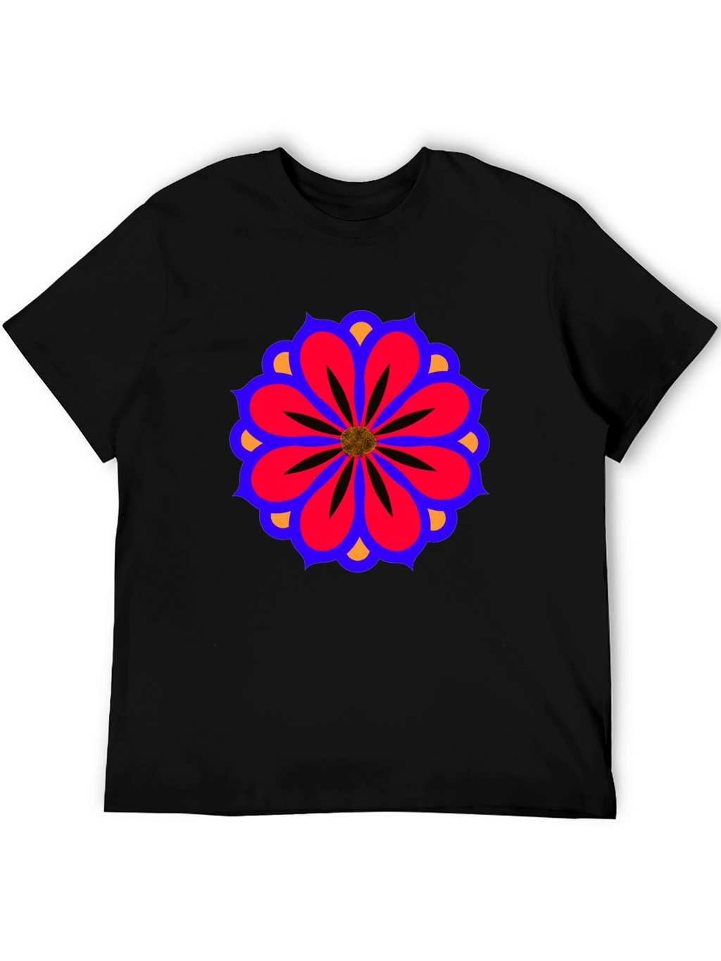Floral Mandala T-Shirt - Stylish Graphic Tee