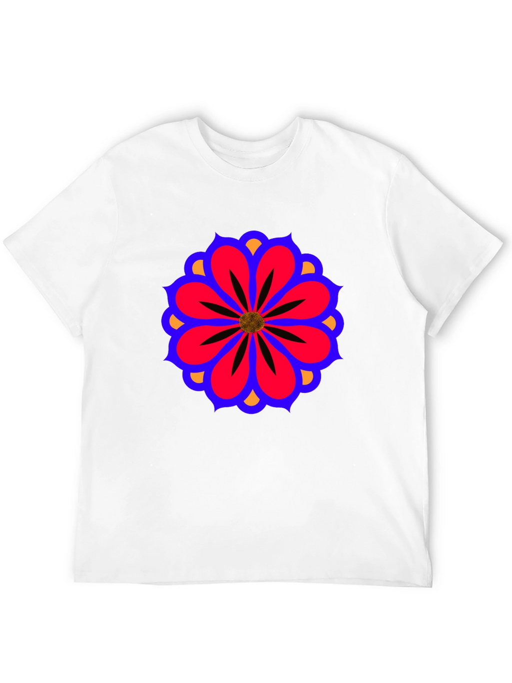 Floral Mandala T-Shirt - Stylish Graphic Tee