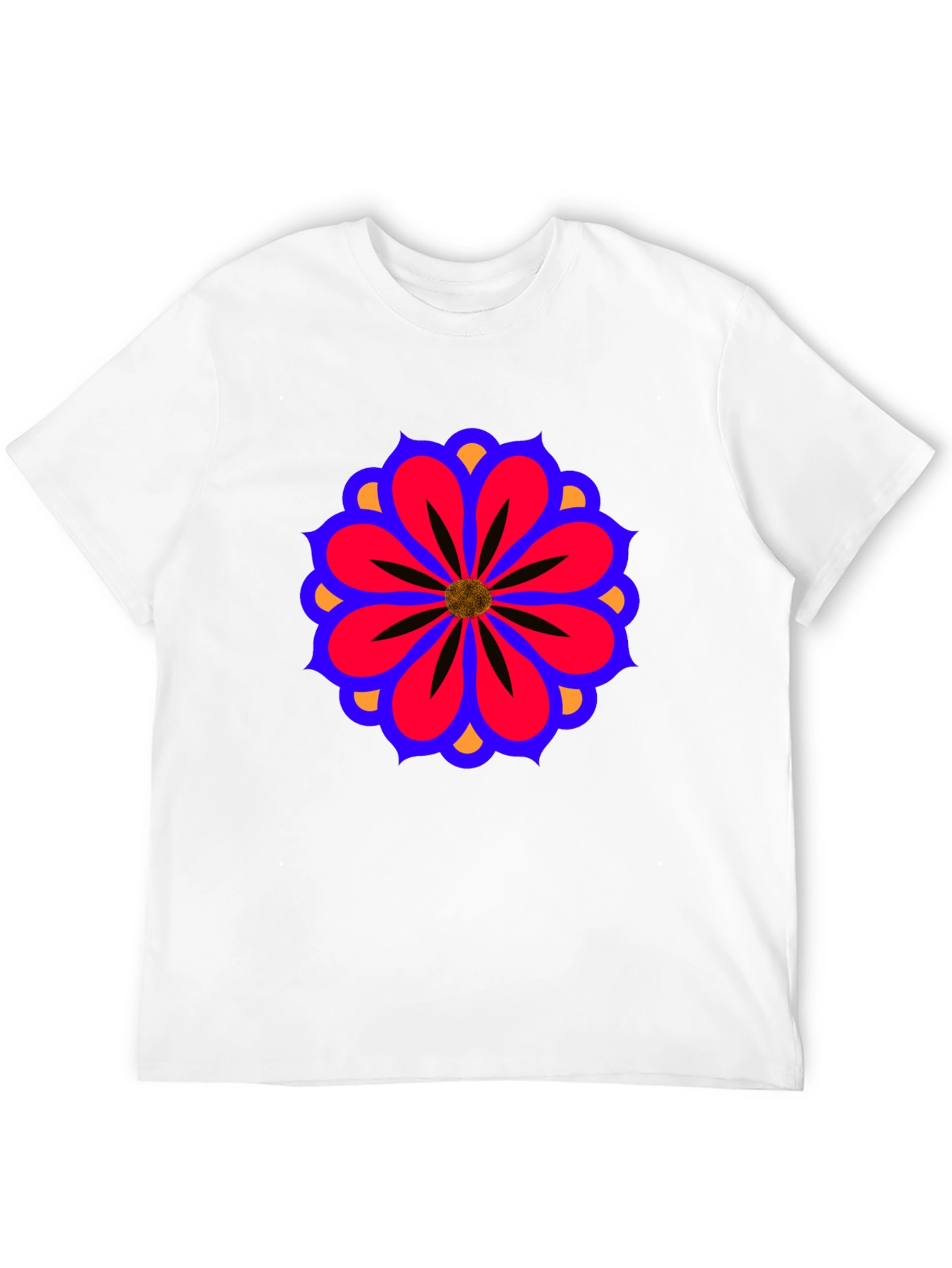 Floral Mandala T-Shirt - Stylish Graphic Tee