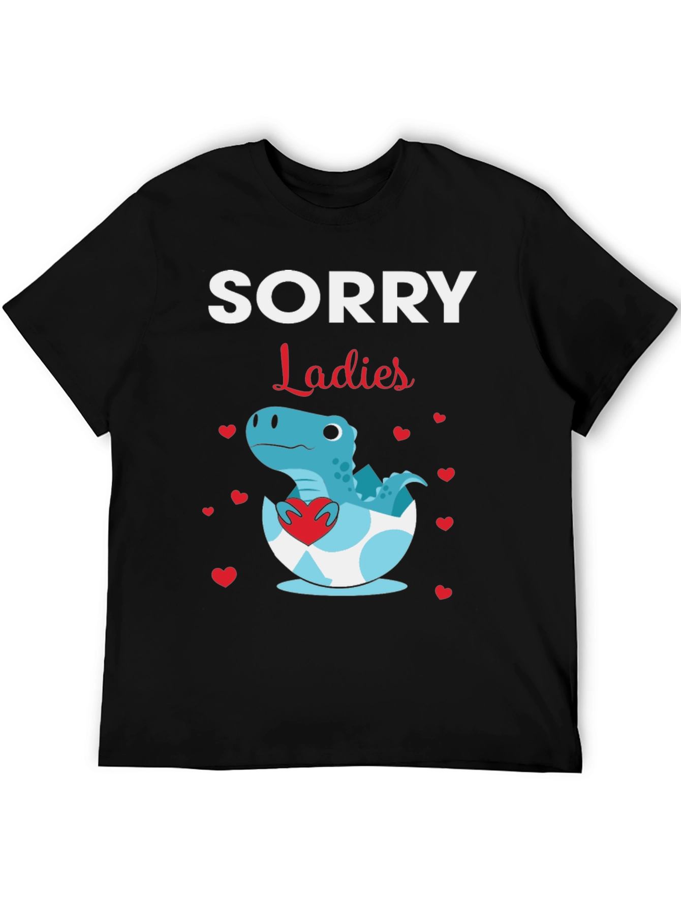 Sorry Ladies Dinosaur T-Shirt