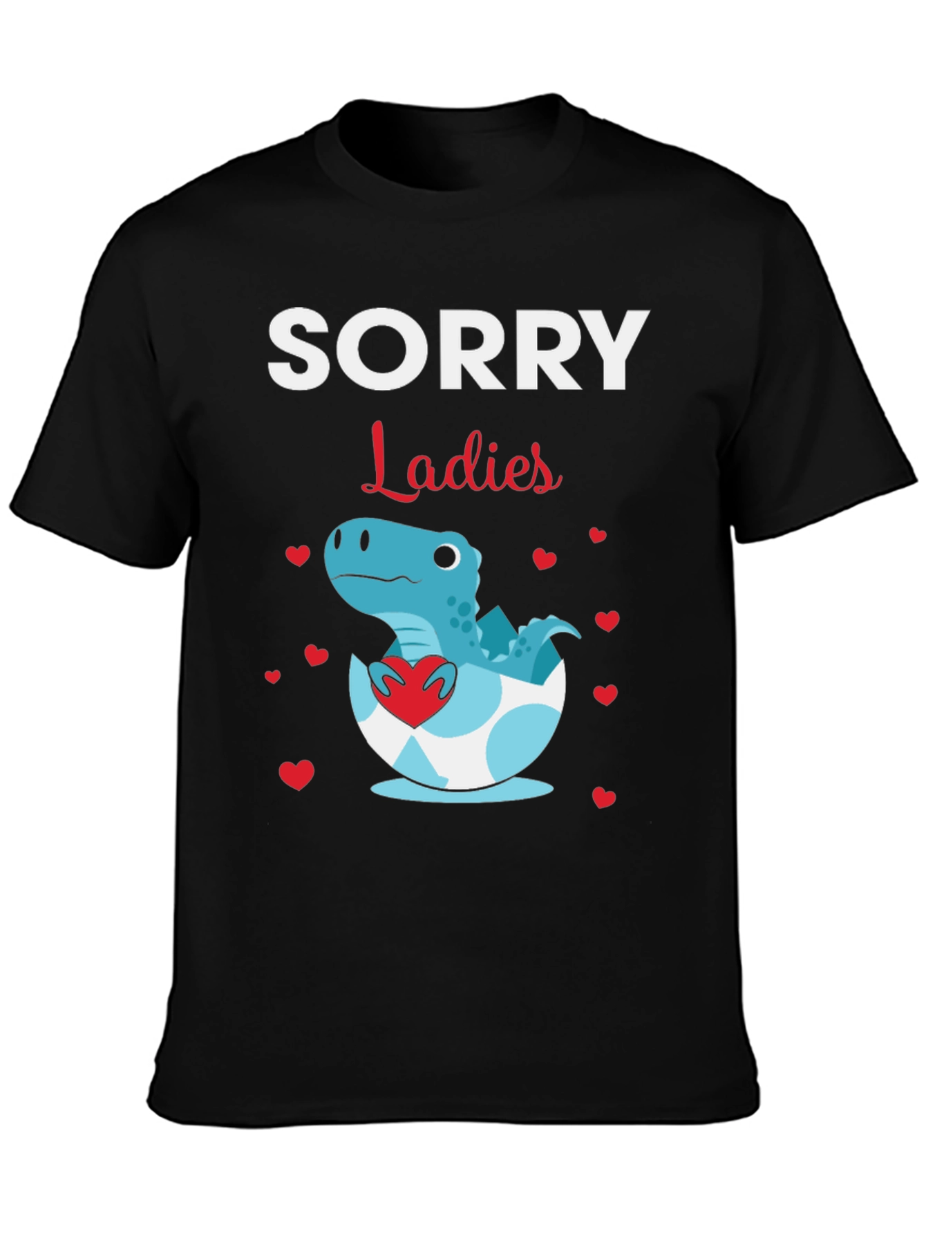 Sorry Ladies Dinosaur T-Shirt