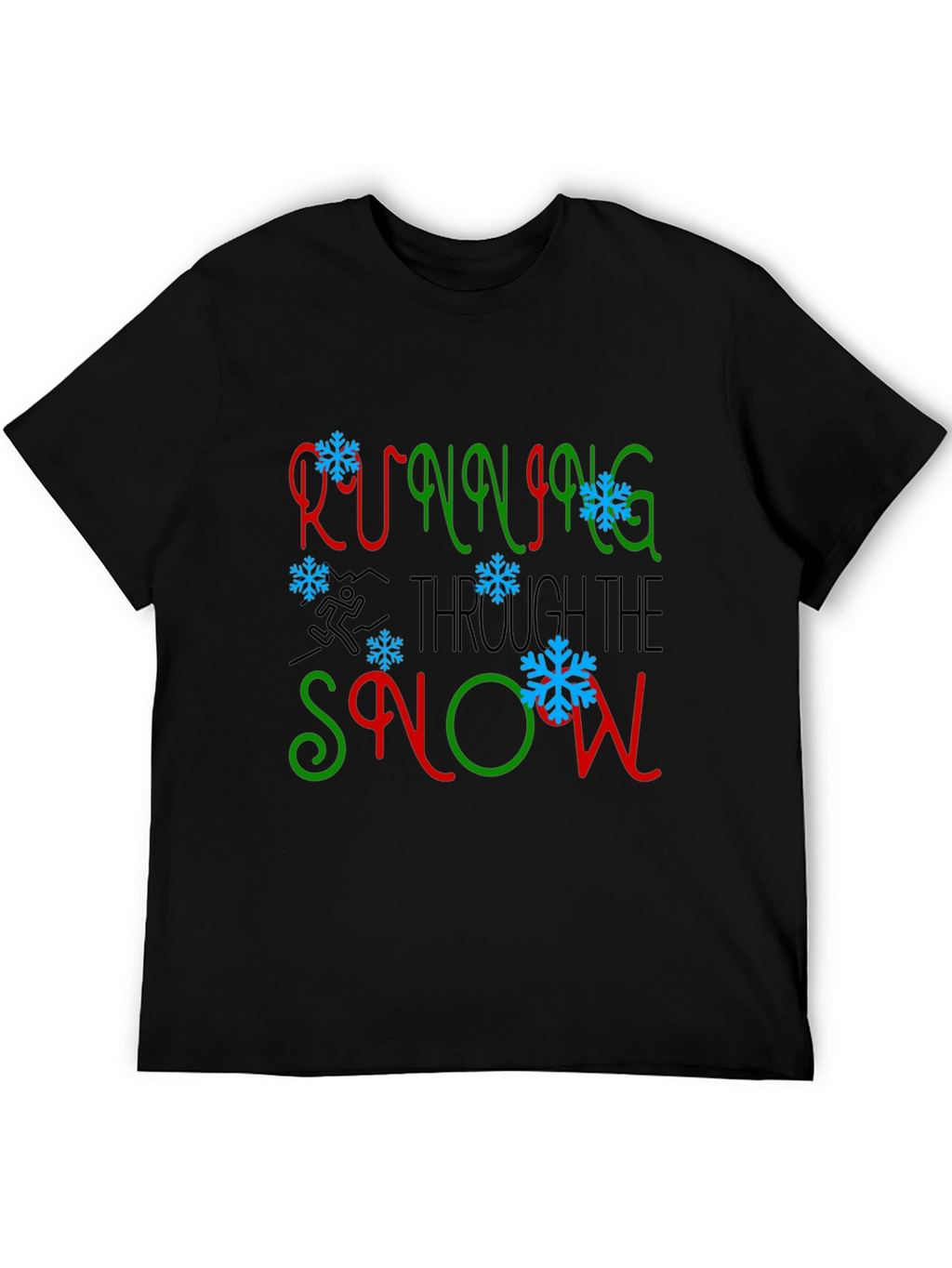 Running Through the Snow Graphic Tee