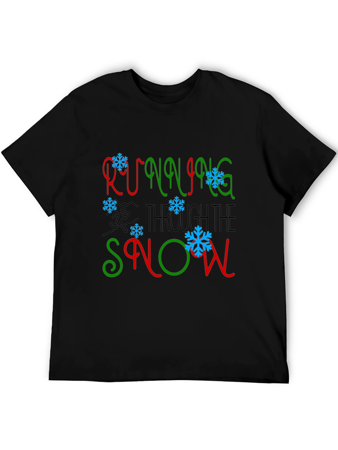 Running Through the Snow Graphic Tee