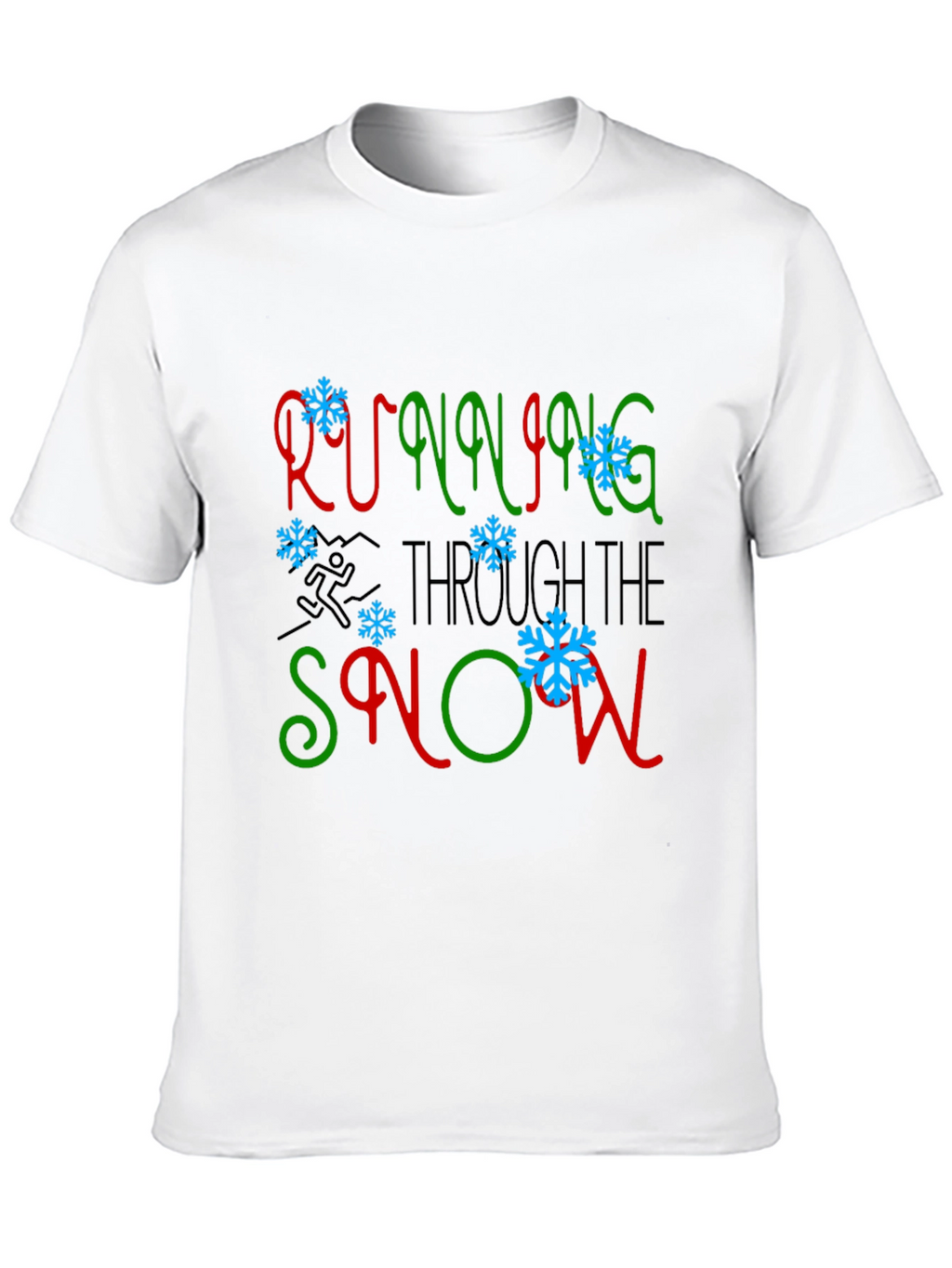Running Through the Snow Graphic Tee