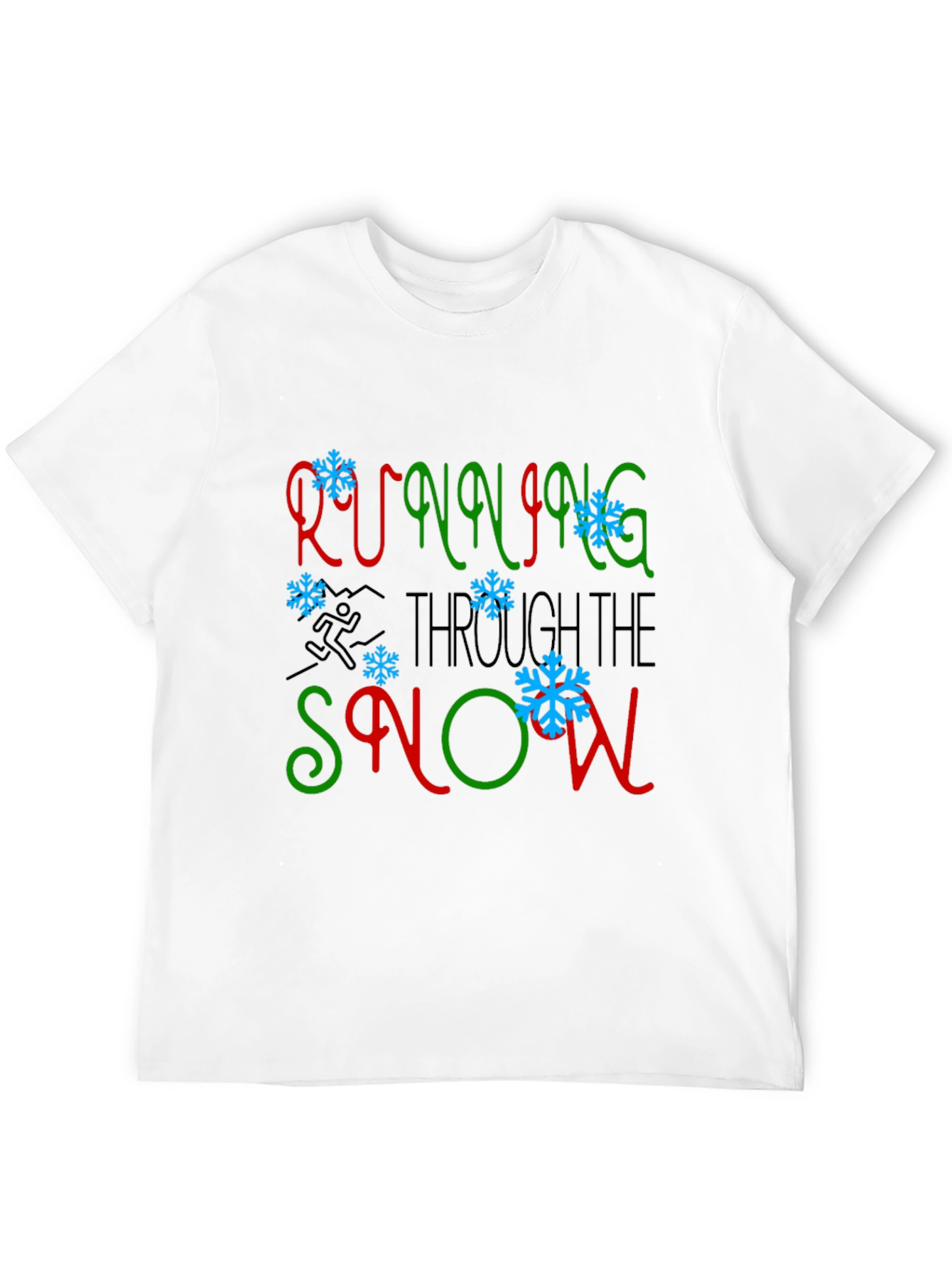 Running Through the Snow Graphic Tee