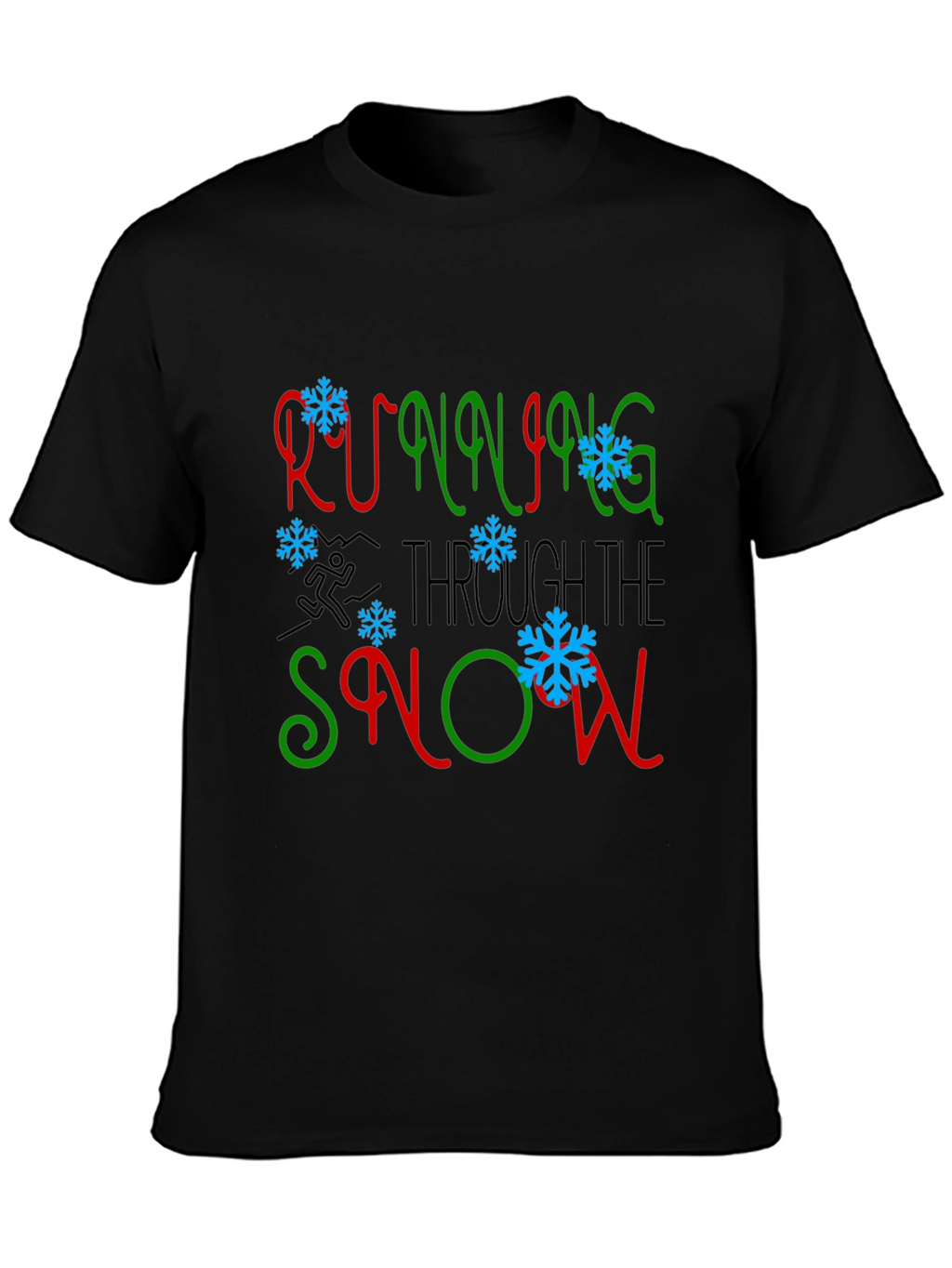 Running Through the Snow Graphic Tee