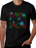 Running Through the Snow Graphic Tee