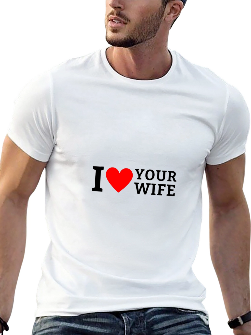 I Heart Your Wife Funny Graphic Tee