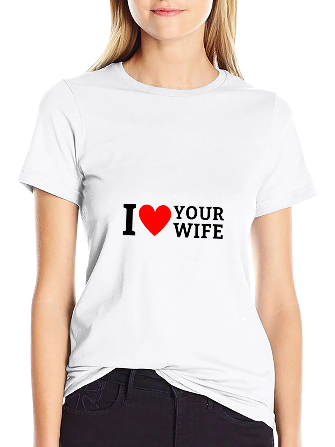 I Heart Your Wife Funny Graphic Tee