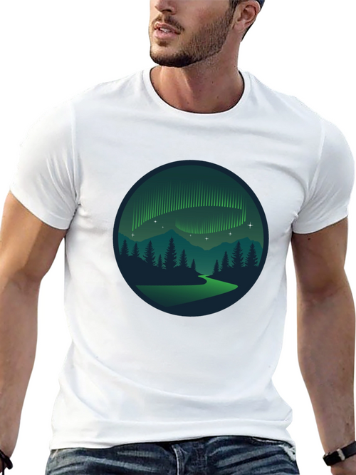 Aurora Borealis Graphic T-Shirt