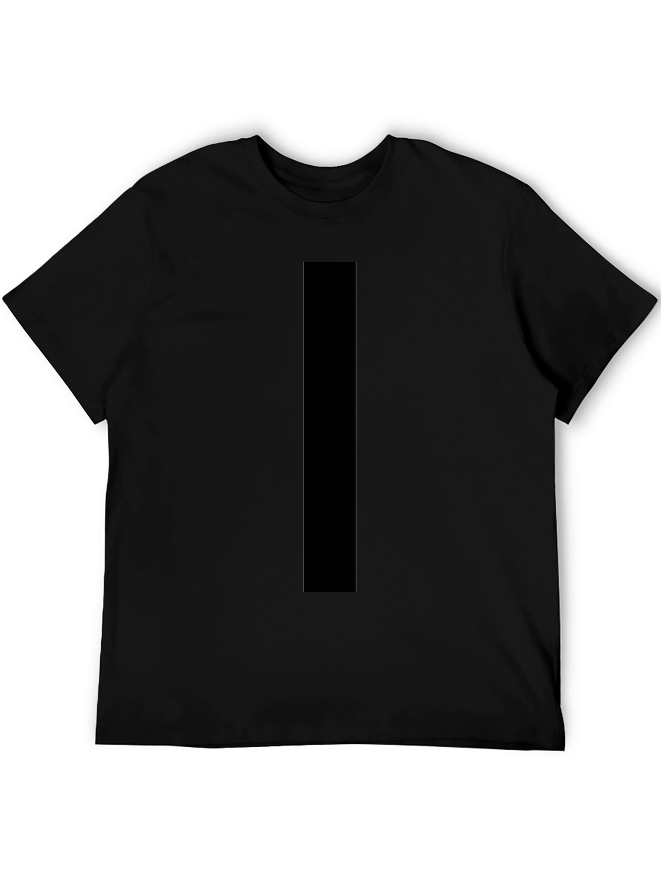 Simple Black Cotton T-Shirt