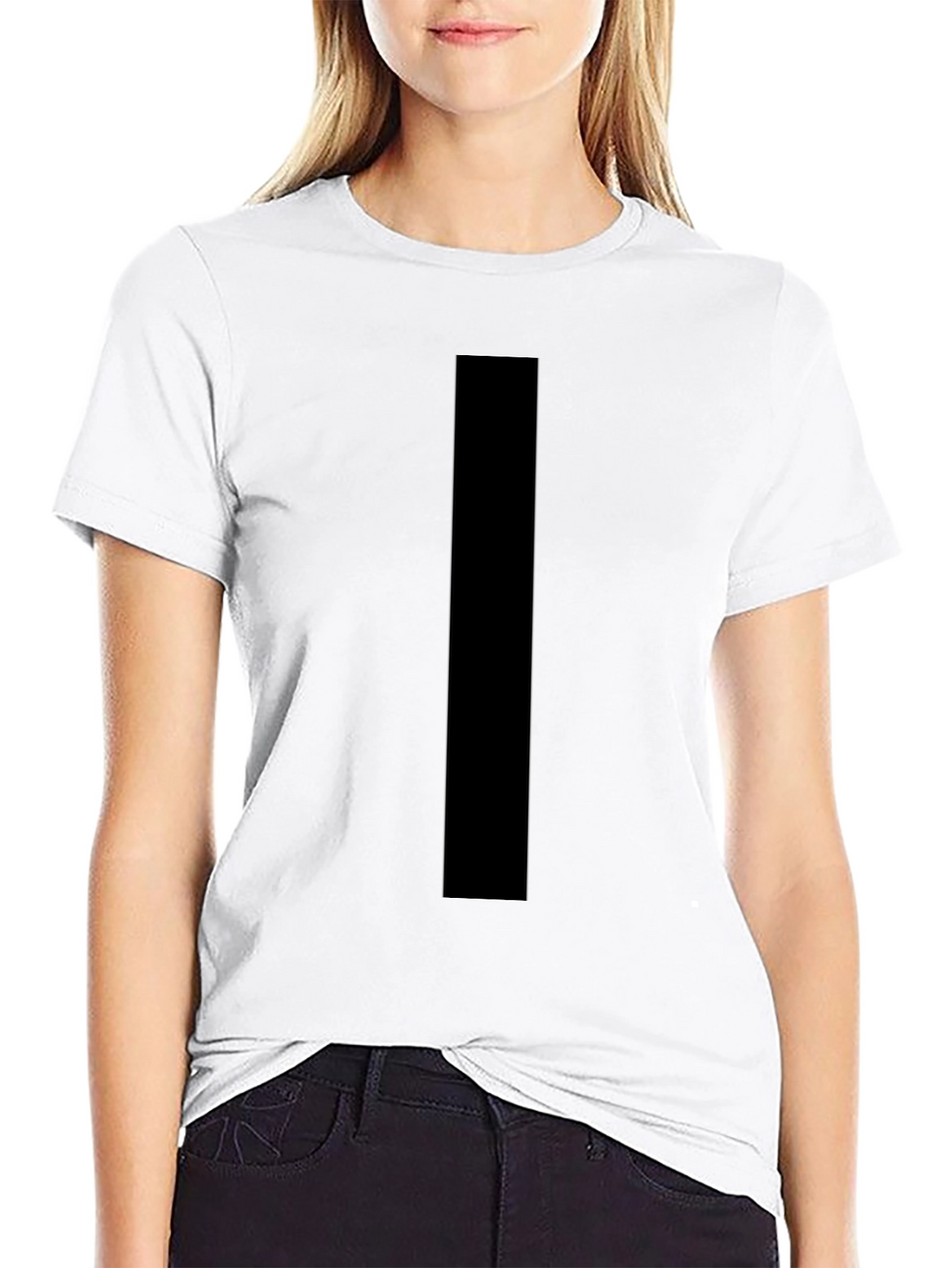Simple Black Cotton T-Shirt