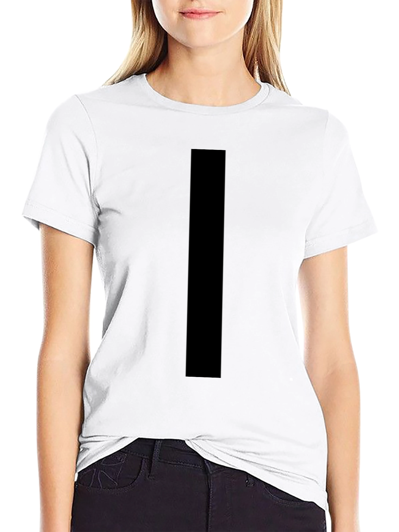 Simple Black Cotton T-Shirt