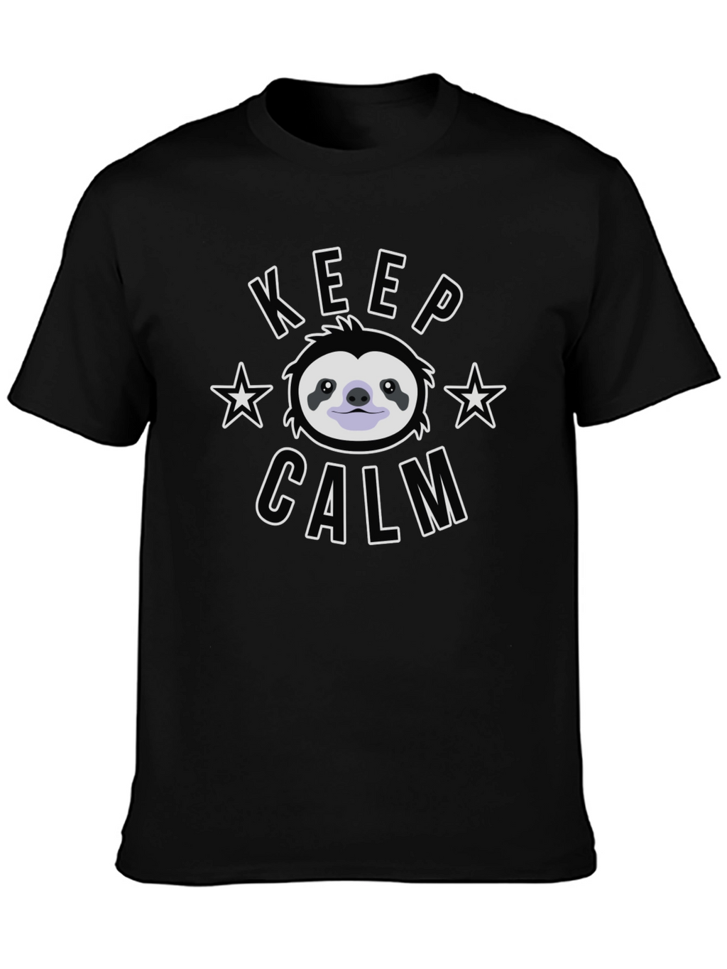 Keep Calm Sloth Graphic Tee - Relaxed Fit