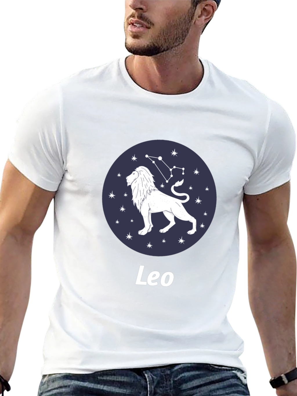 Leo Zodiac T-Shirt - Constellation Design