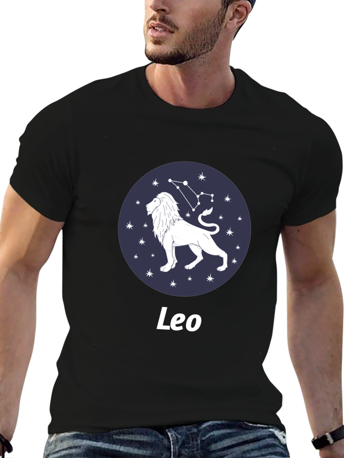Leo Zodiac T-Shirt - Constellation Design