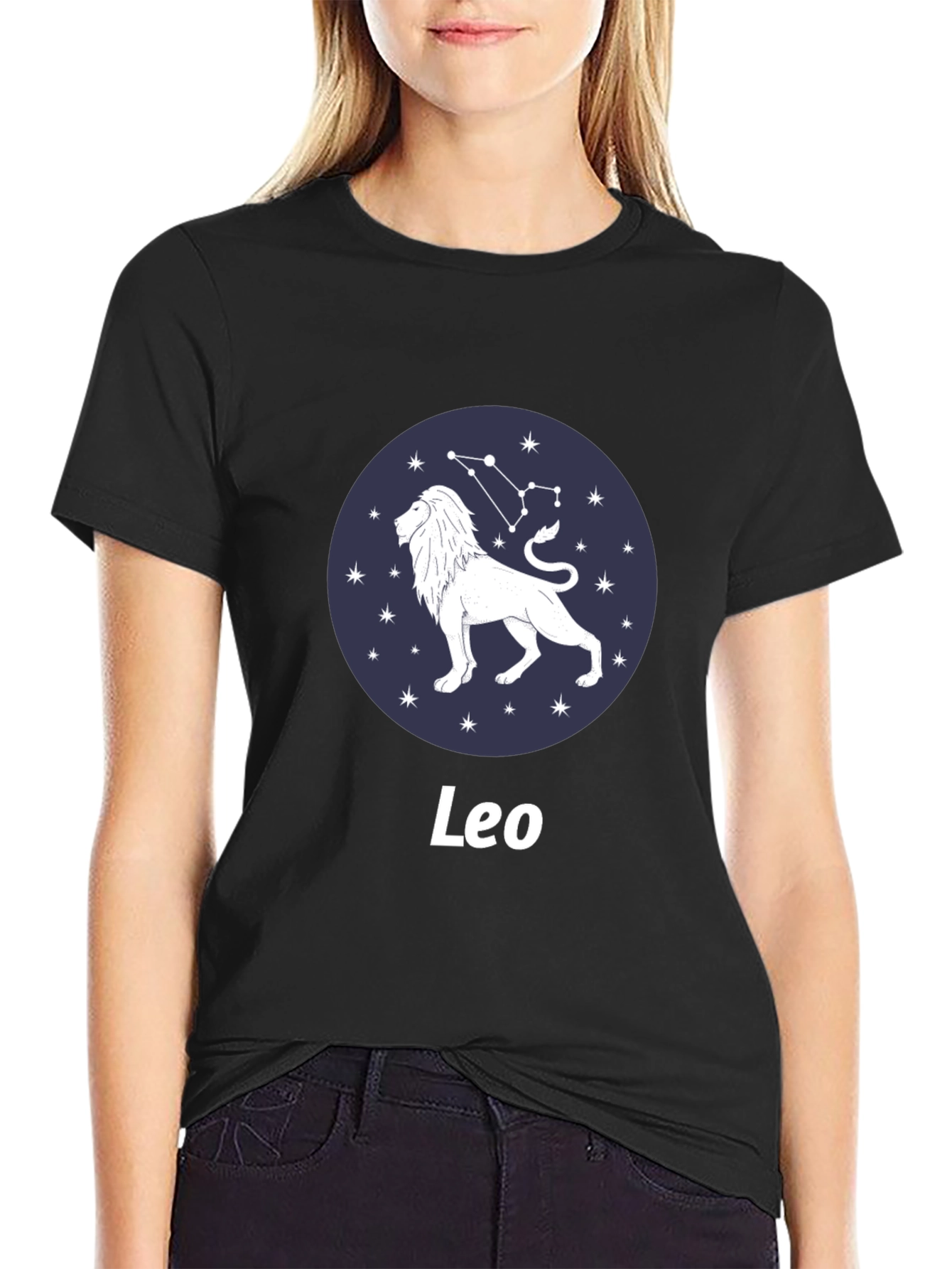 Leo Zodiac T-Shirt - Constellation Design