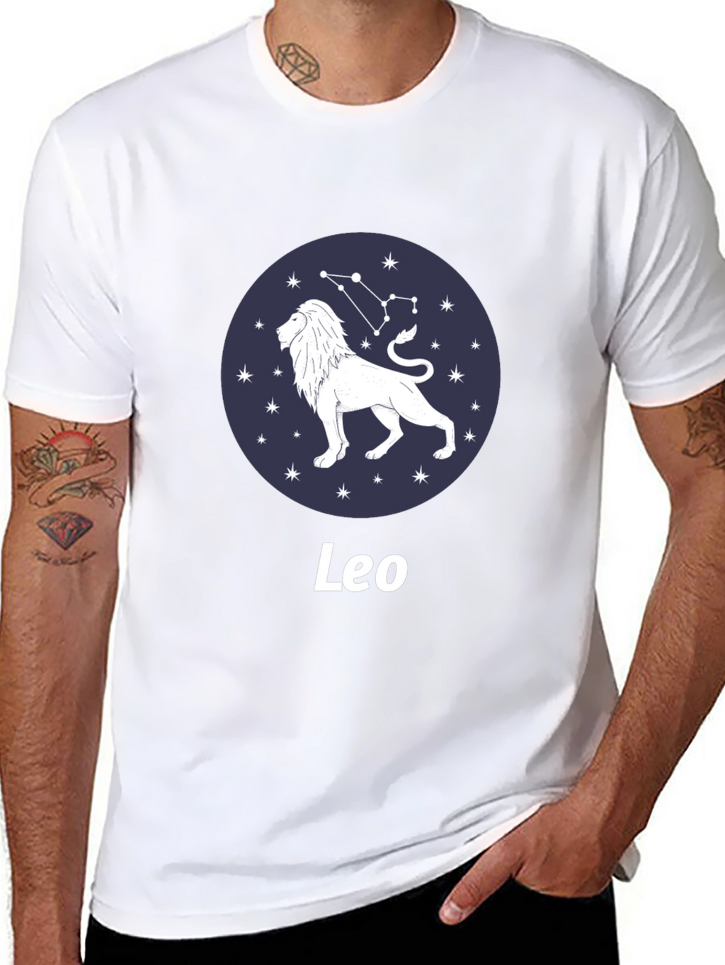 Leo Zodiac T-Shirt - Constellation Design