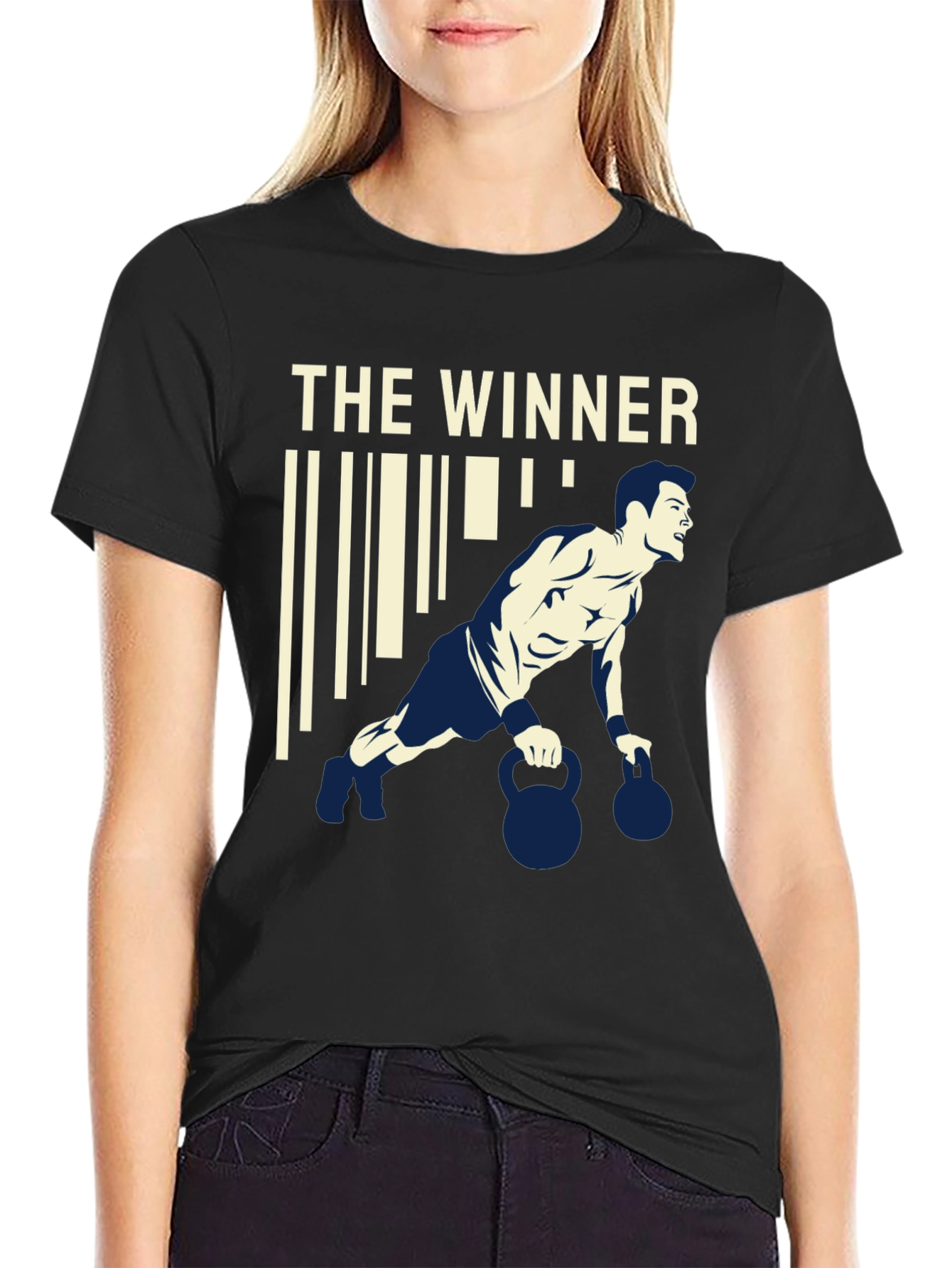 The Winner Graphic T-Shirt Gym Workout Apparel