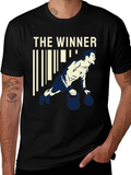 The Winner Graphic T-Shirt Gym Workout Apparel
