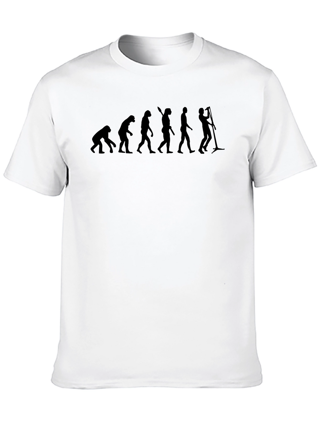 Evolution of Rock T-Shirt - Black Cotton Tee
