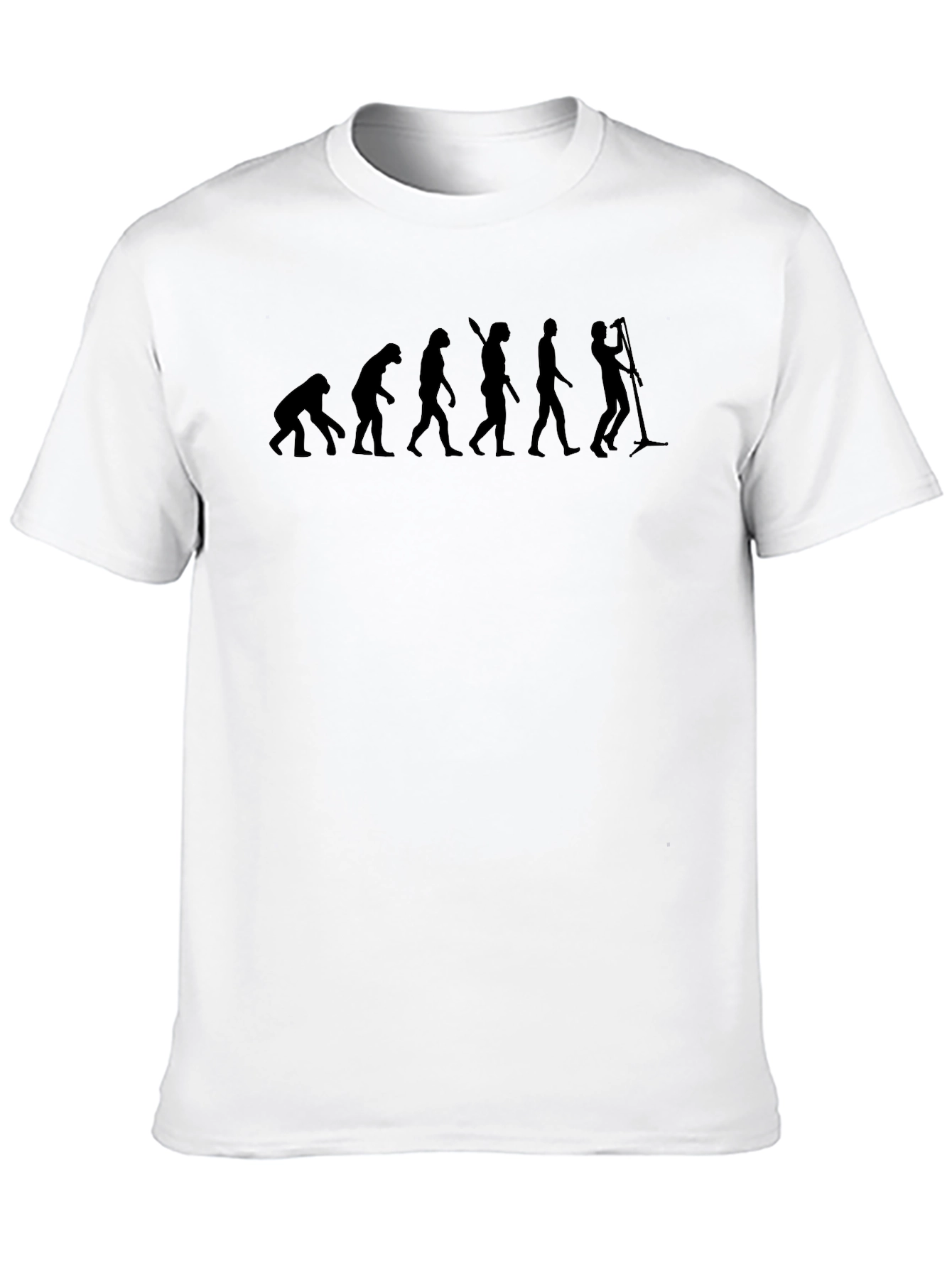 Evolution of Rock T-Shirt - Black Cotton Tee