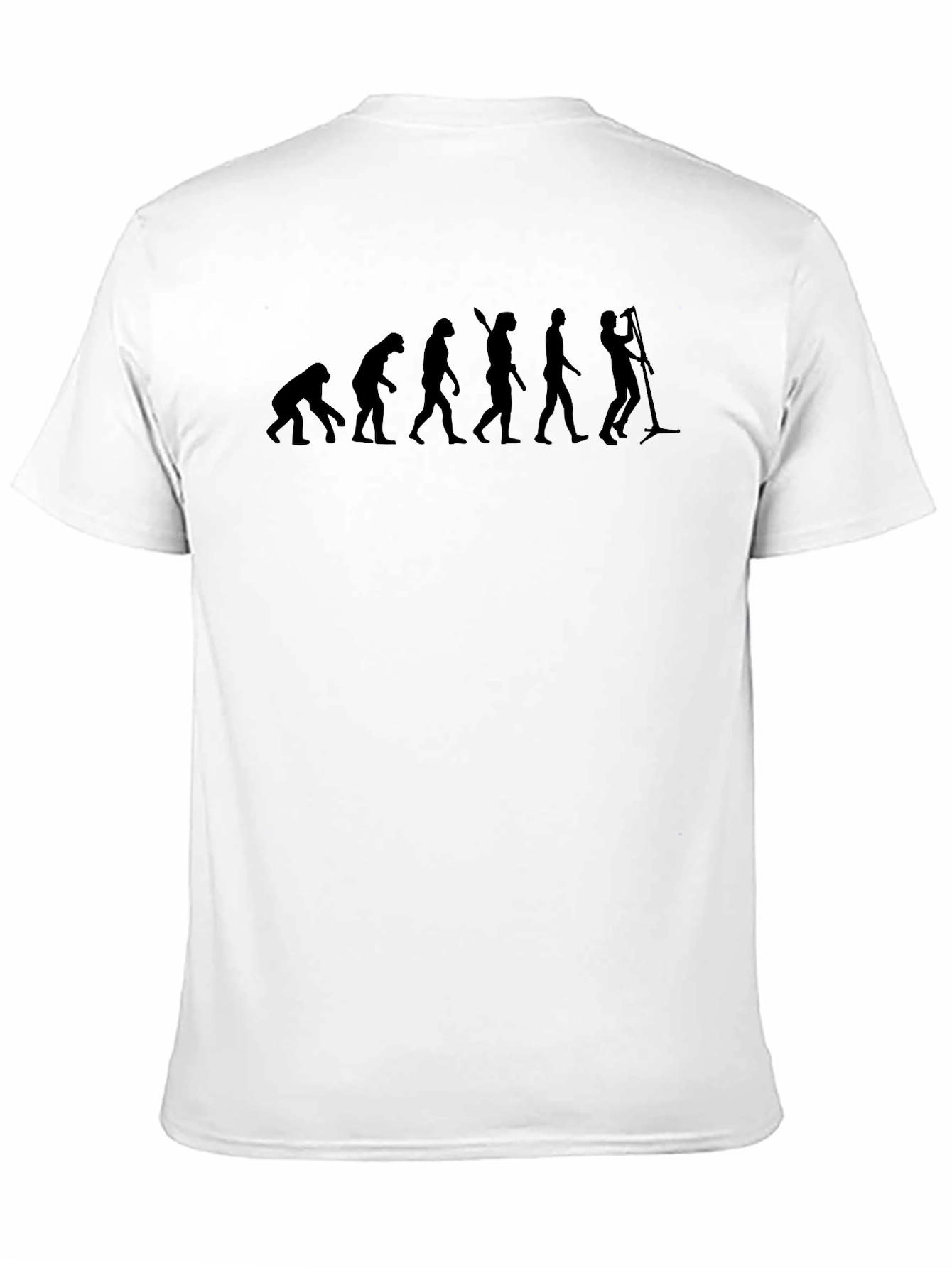 Evolution of Rock T-Shirt - Black Cotton Tee
