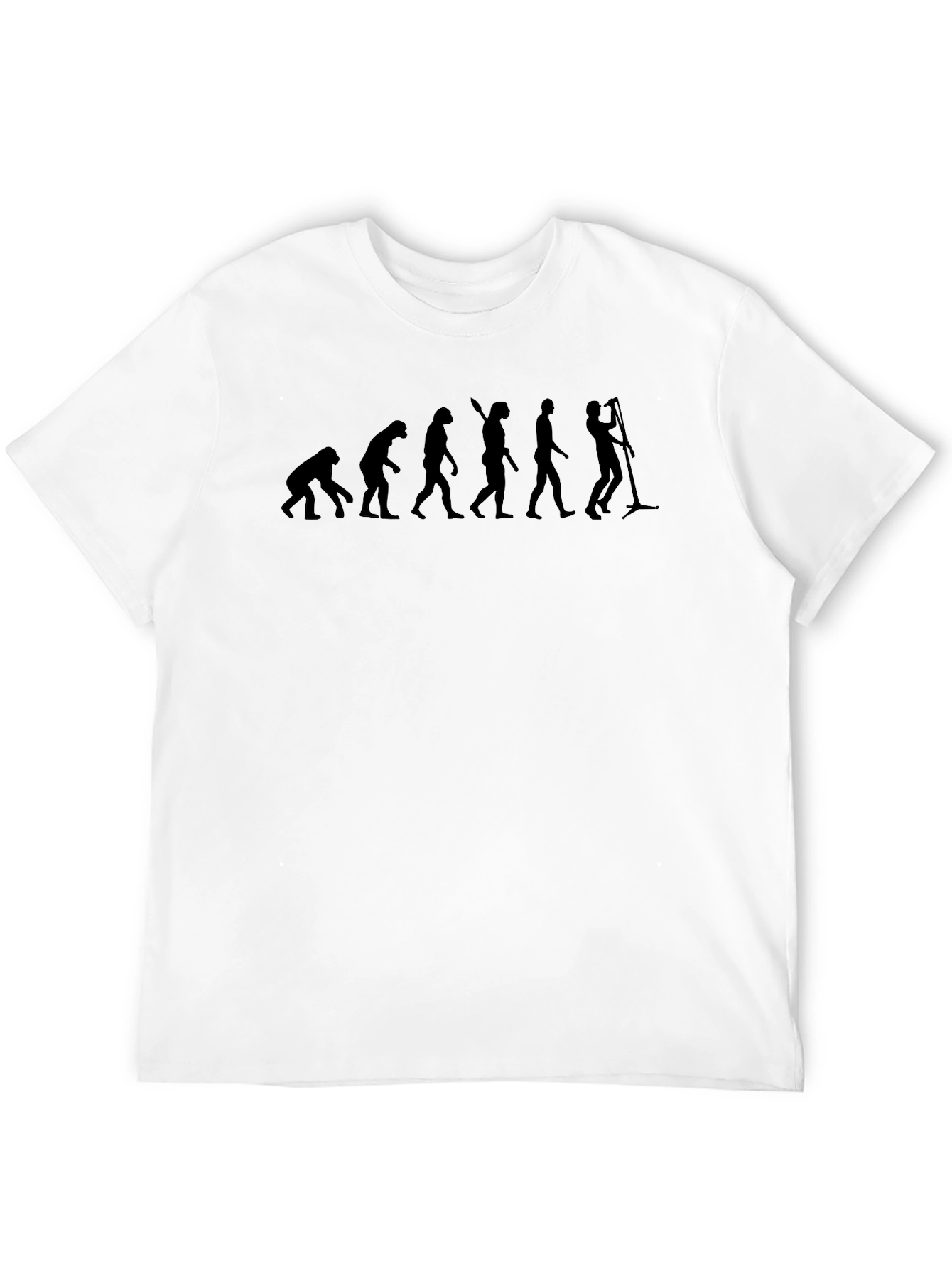Evolution of Rock T-Shirt - Black Cotton Tee