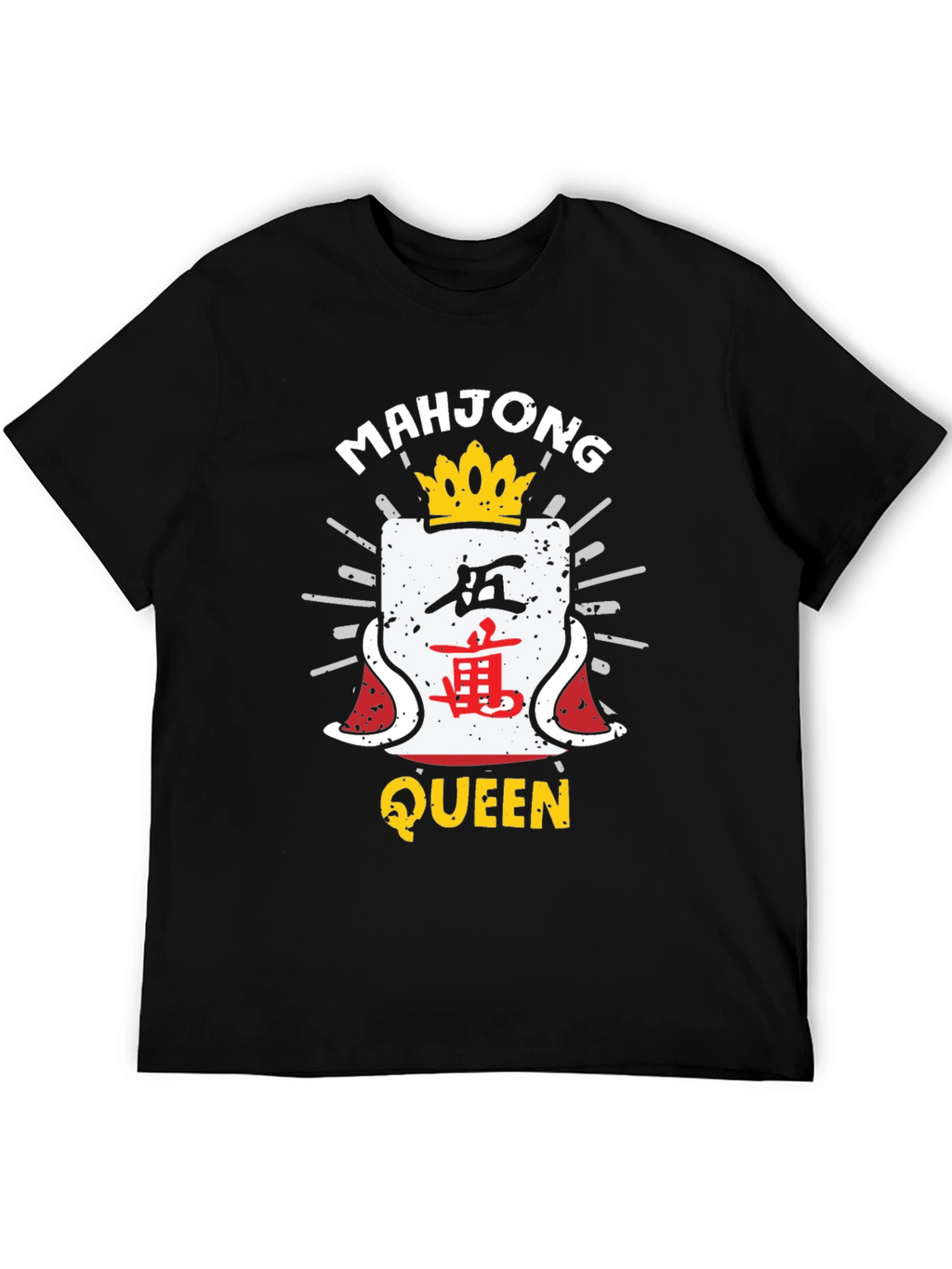 Mahjong Queen Black T-Shirt