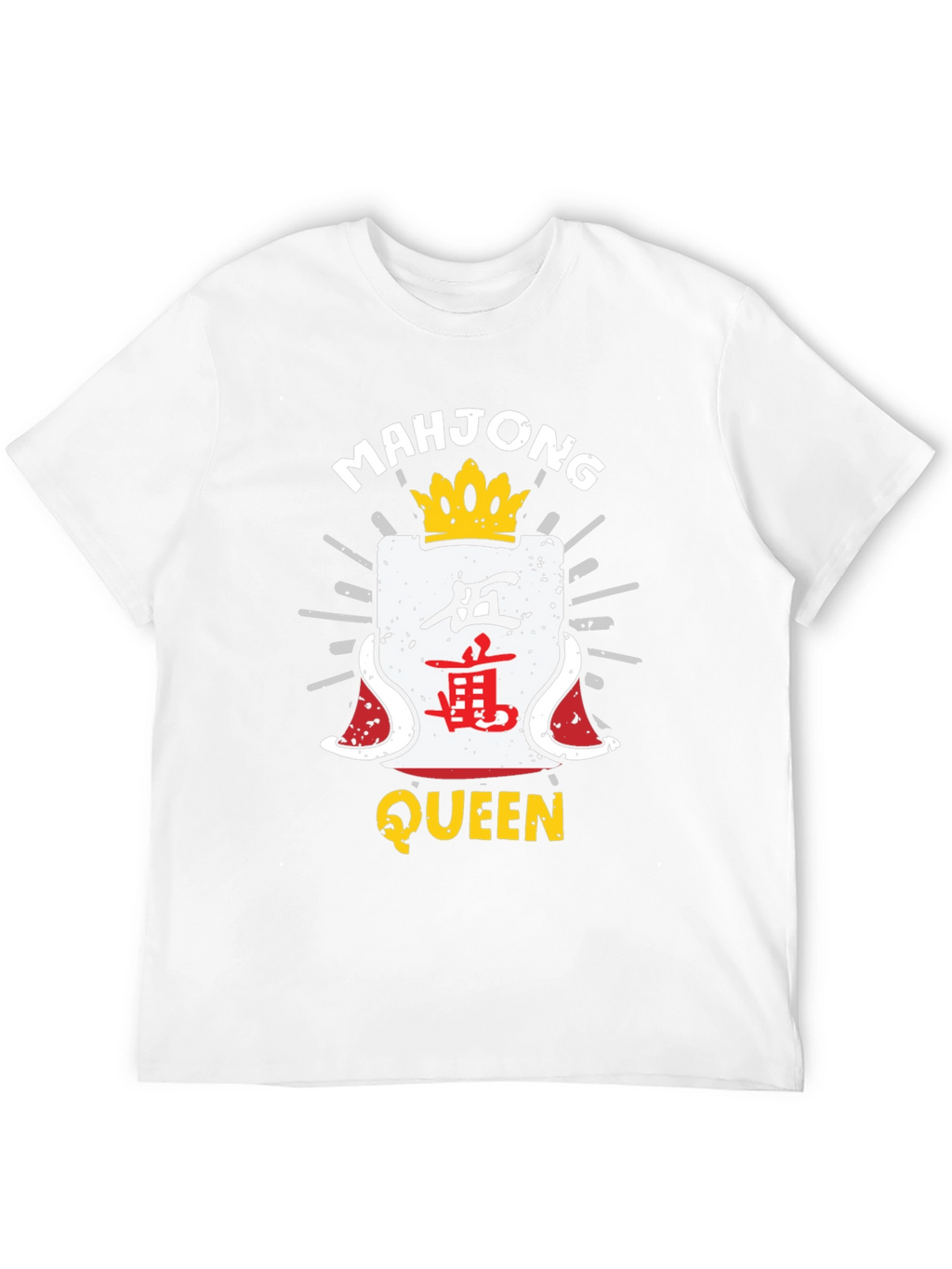 Mahjong Queen Black T-Shirt