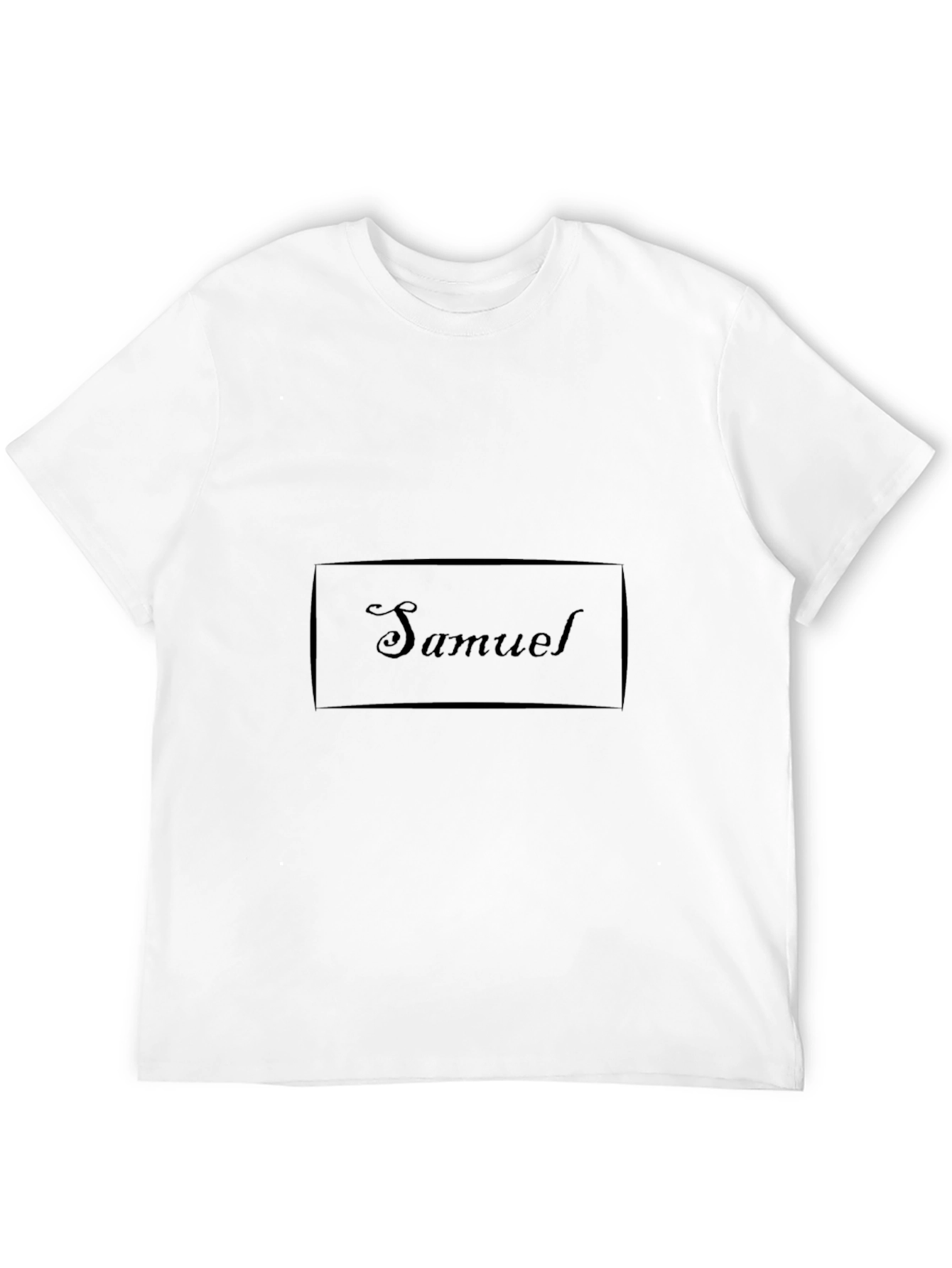 Samuel Personalized Black T-Shirt