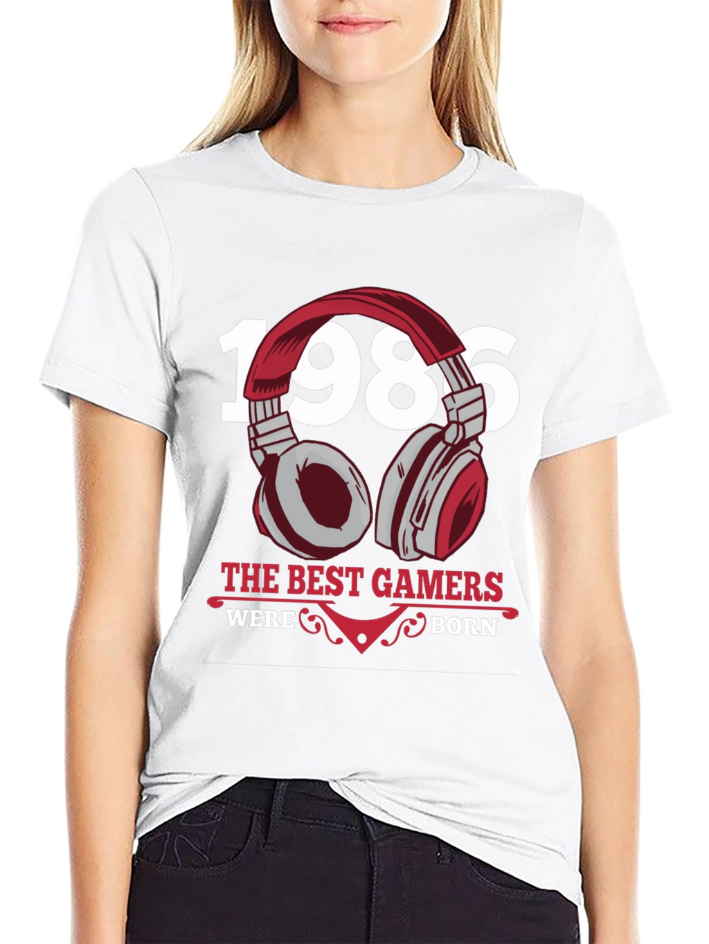 1986 Best Gamers T-Shirt Black Gaming Apparel