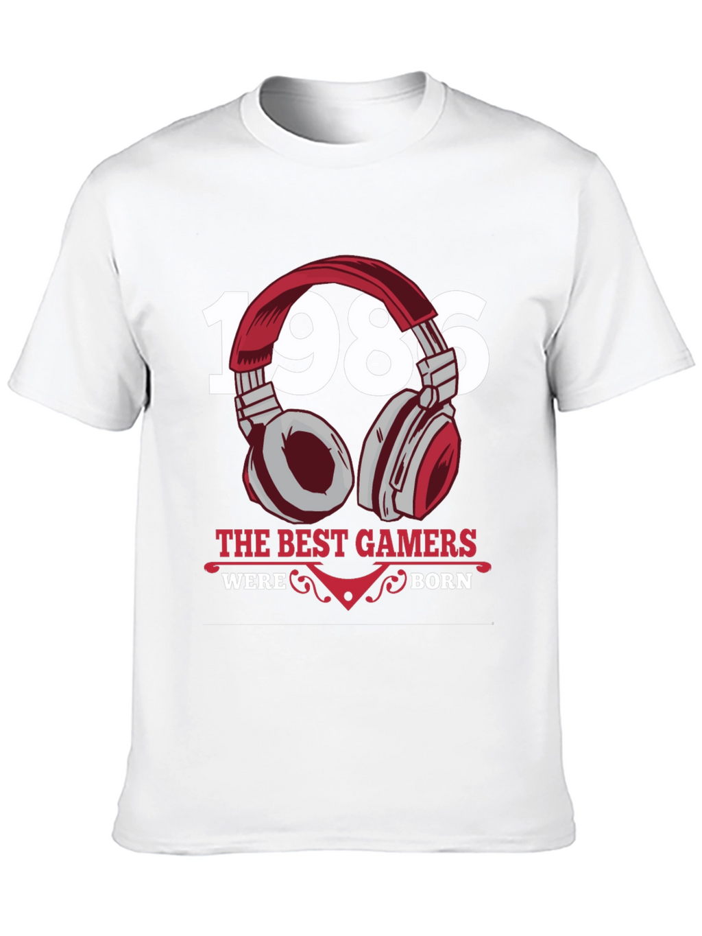 1986 Best Gamers T-Shirt Black Gaming Apparel