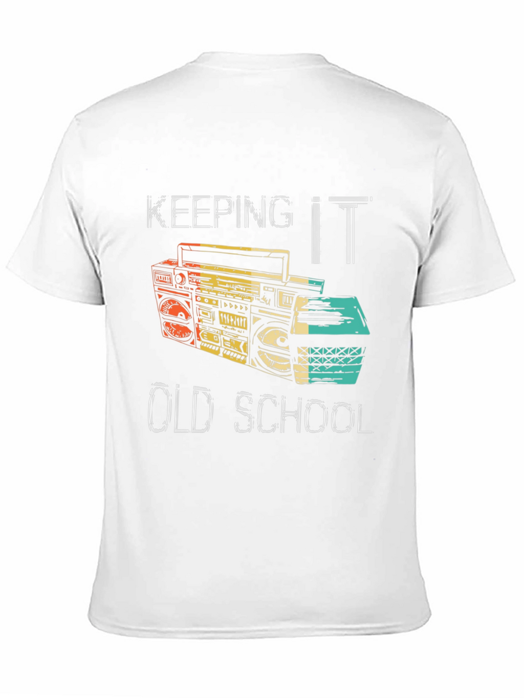 Retro Boombox Graphic T-Shirt - Keeping it Old School