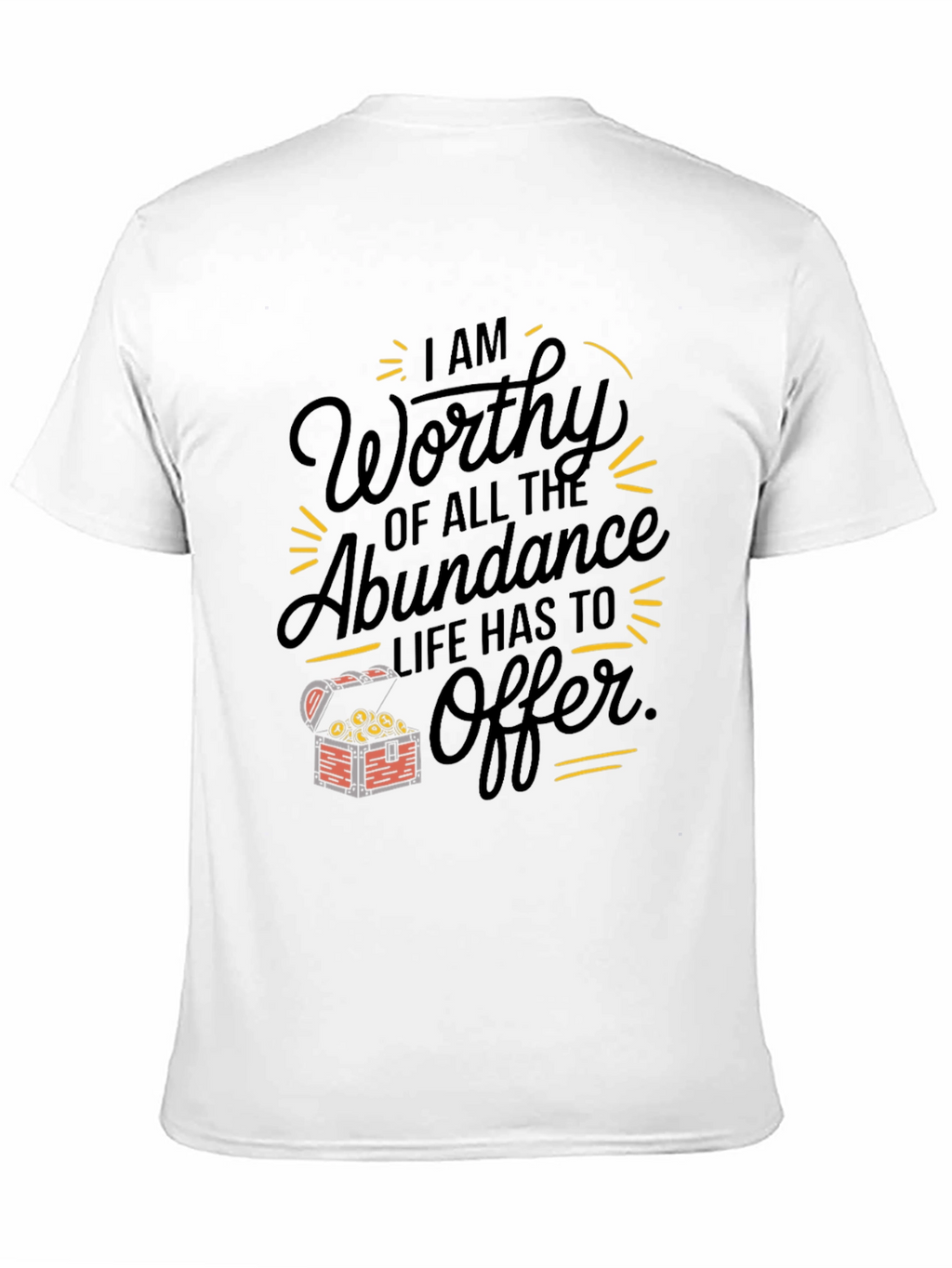 Worthy of Abundance Graphic Tee - Black