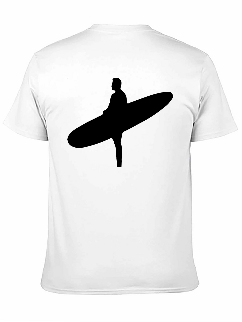 Surfer Graphic Black T-Shirt - Cool Surf Tee