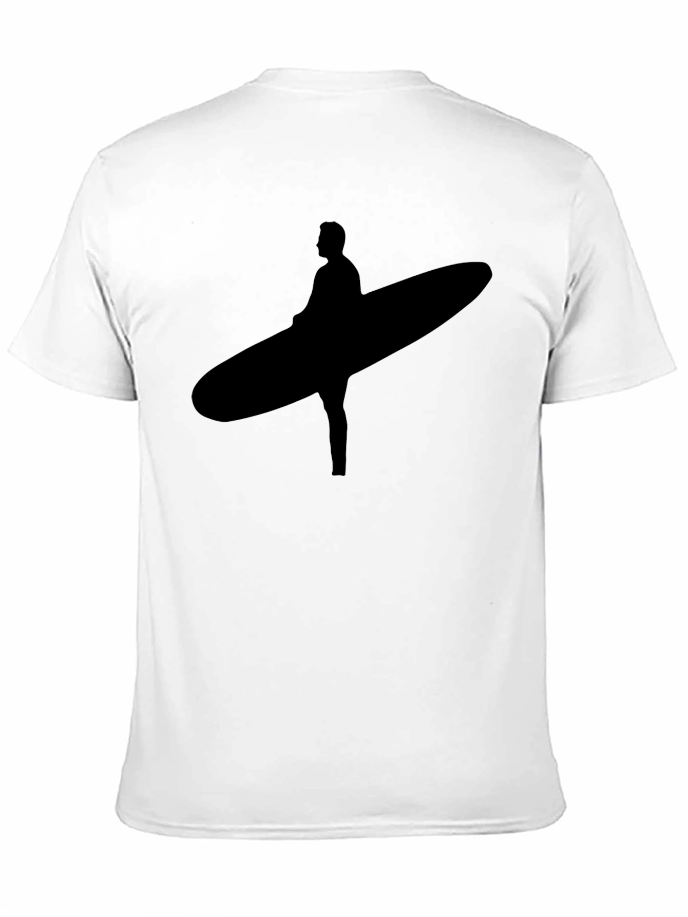 Surfer Graphic Black T-Shirt - Cool Surf Tee