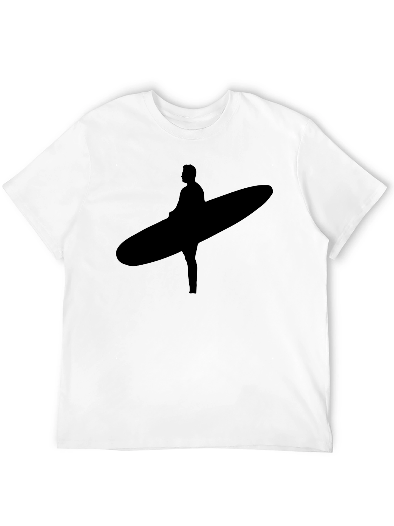 Surfer Graphic Black T-Shirt - Cool Surf Tee