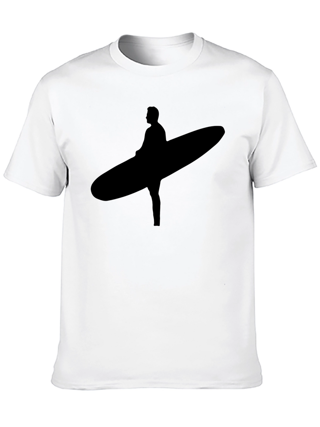 Surfer Graphic Black T-Shirt - Cool Surf Tee