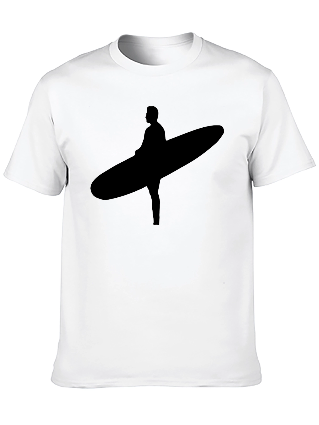 Surfer Graphic Black T-Shirt - Cool Surf Tee