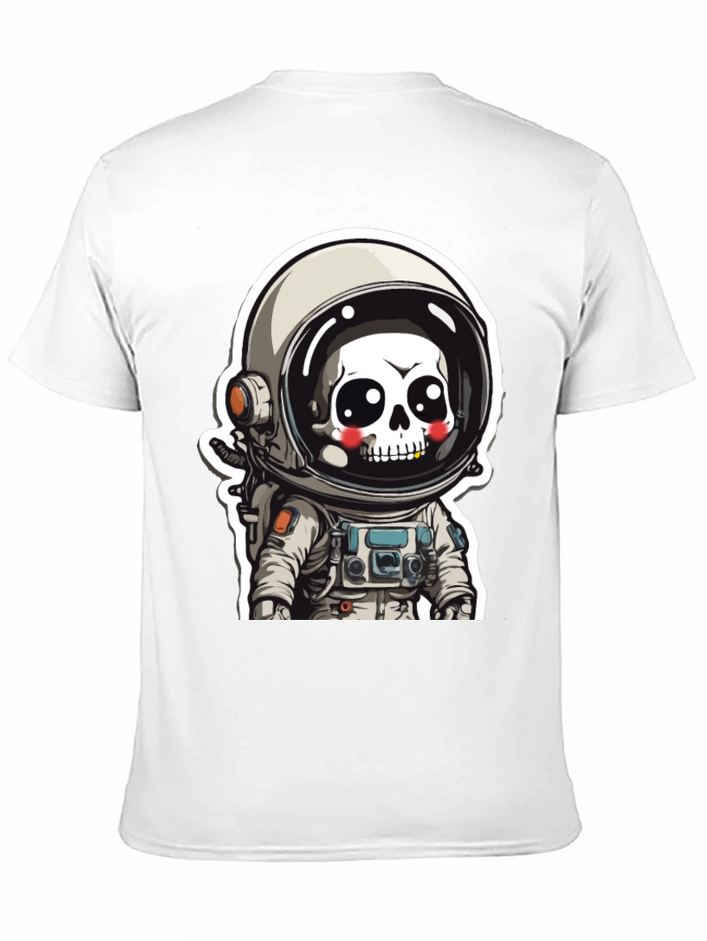 Astronaut Skull Graphic Tee