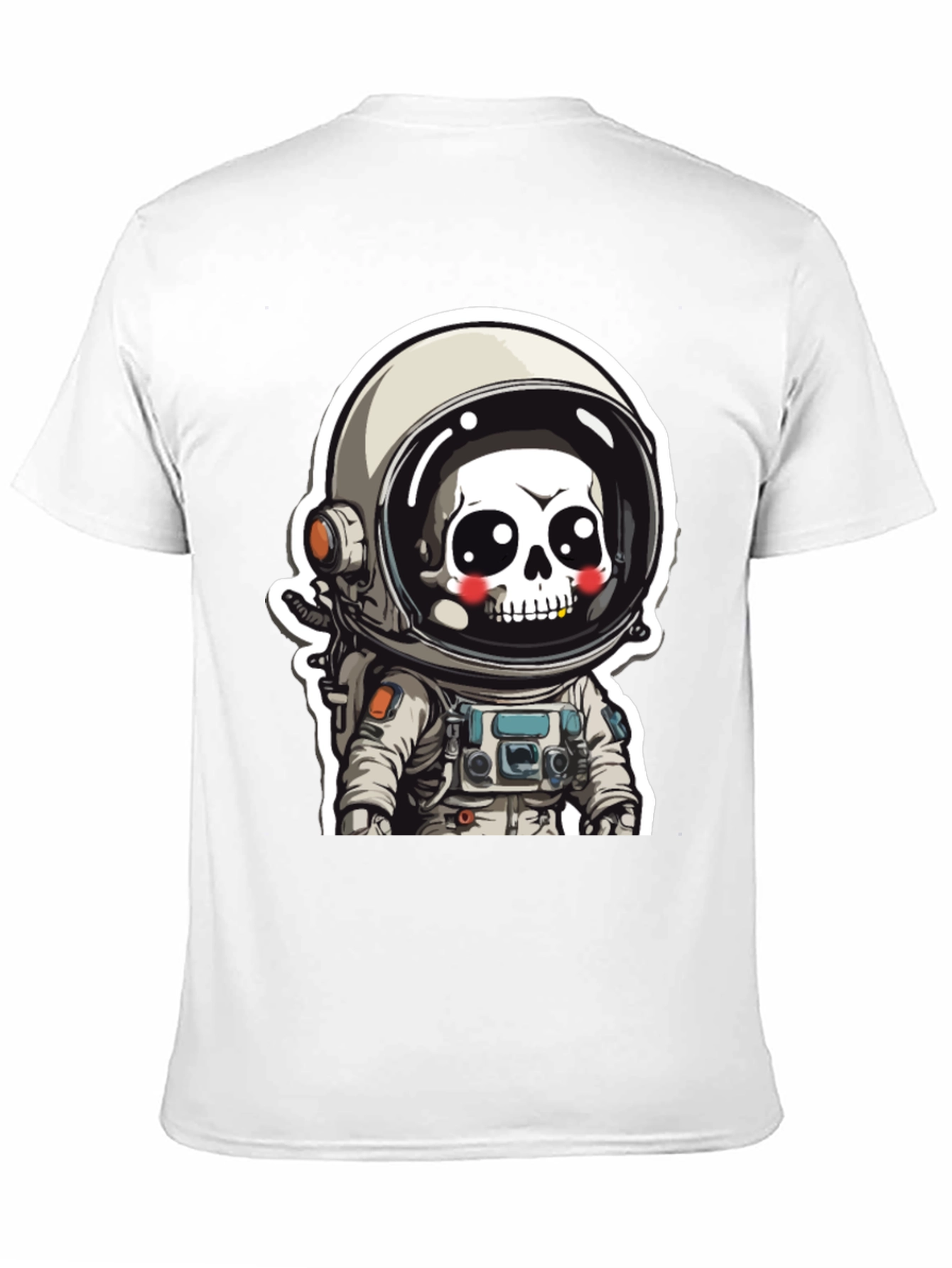 Astronaut Skull Graphic Tee